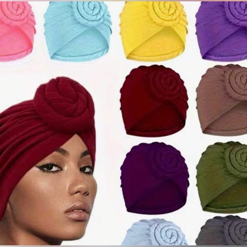 Elegant Women's Turban Headwrap - Multiple Colors